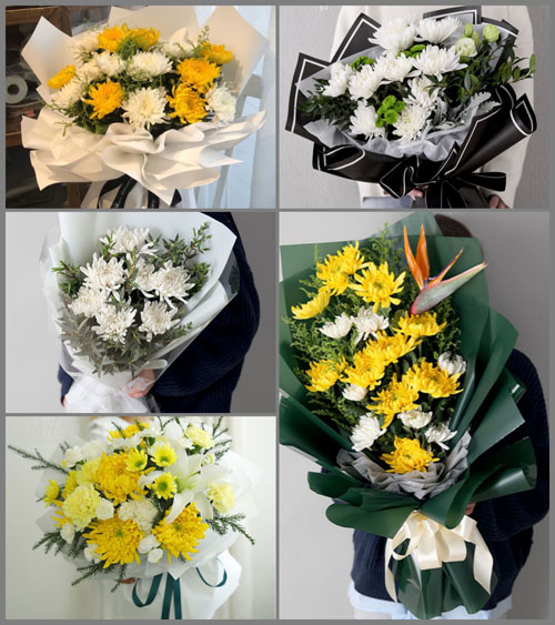 山东济宁曲阜市防山镇白事花束代送